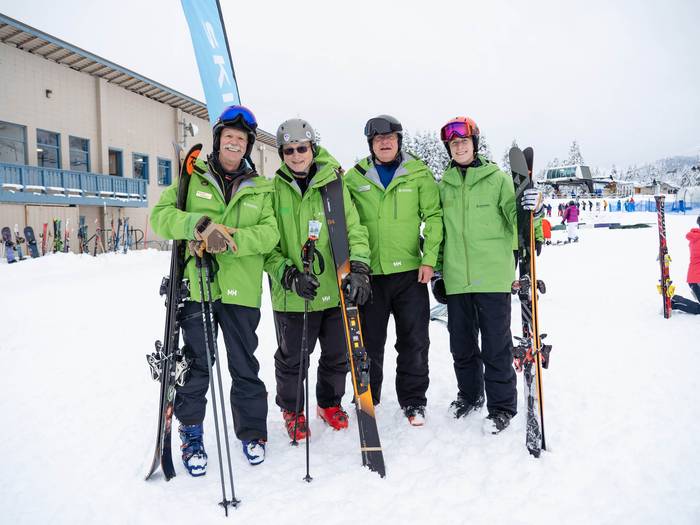 group of ski instructors