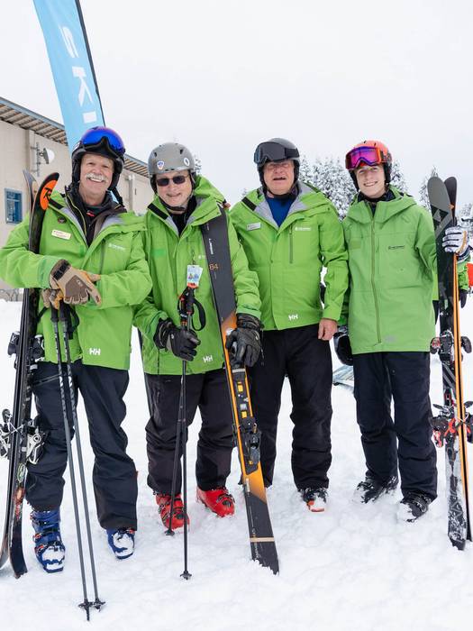 group of ski instructors
