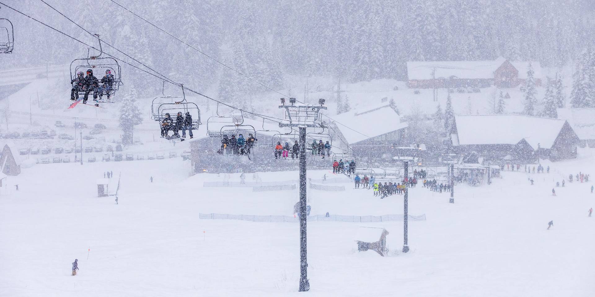 People sitting on chairlift
