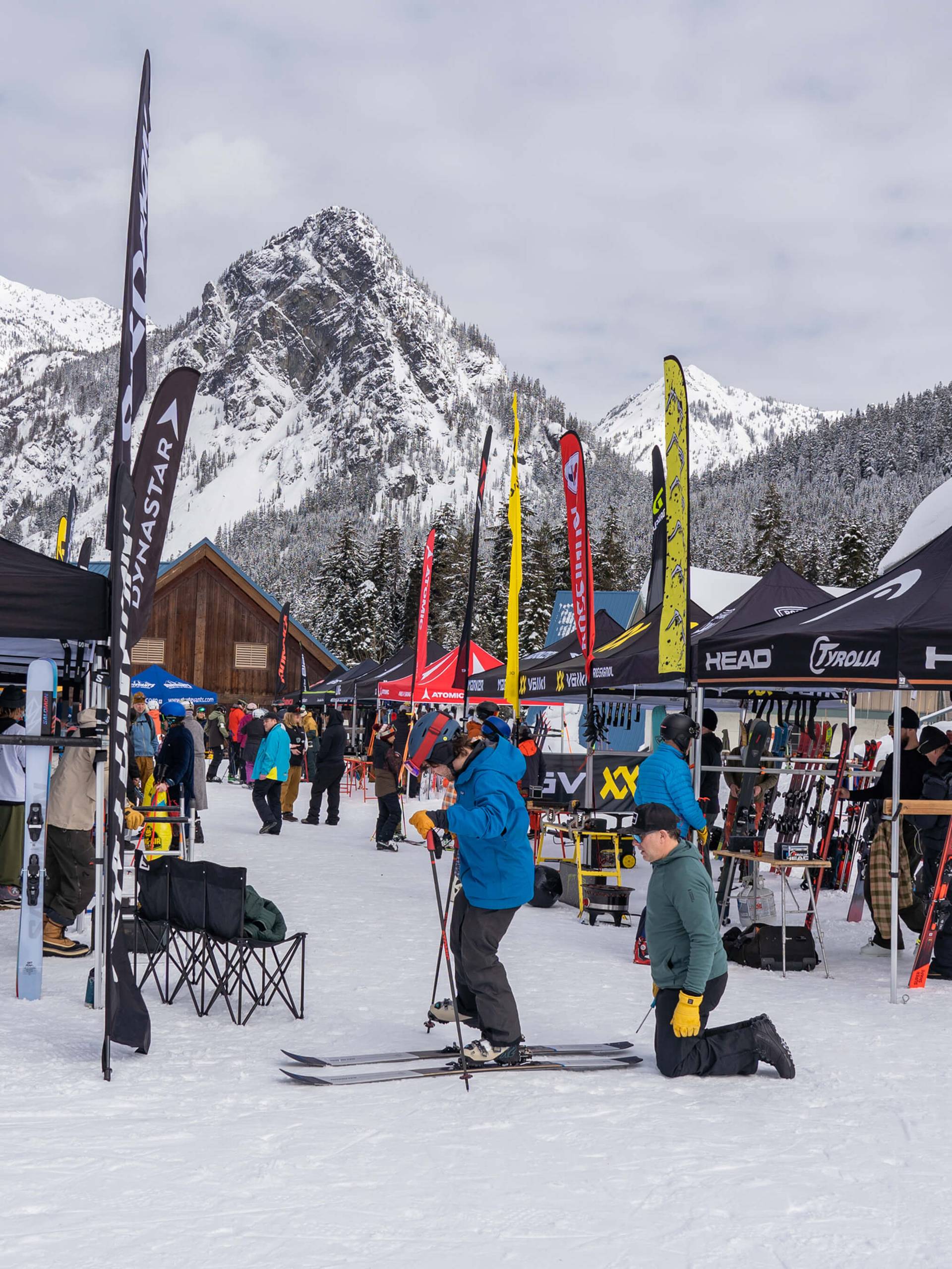 busy demo area at spreefest