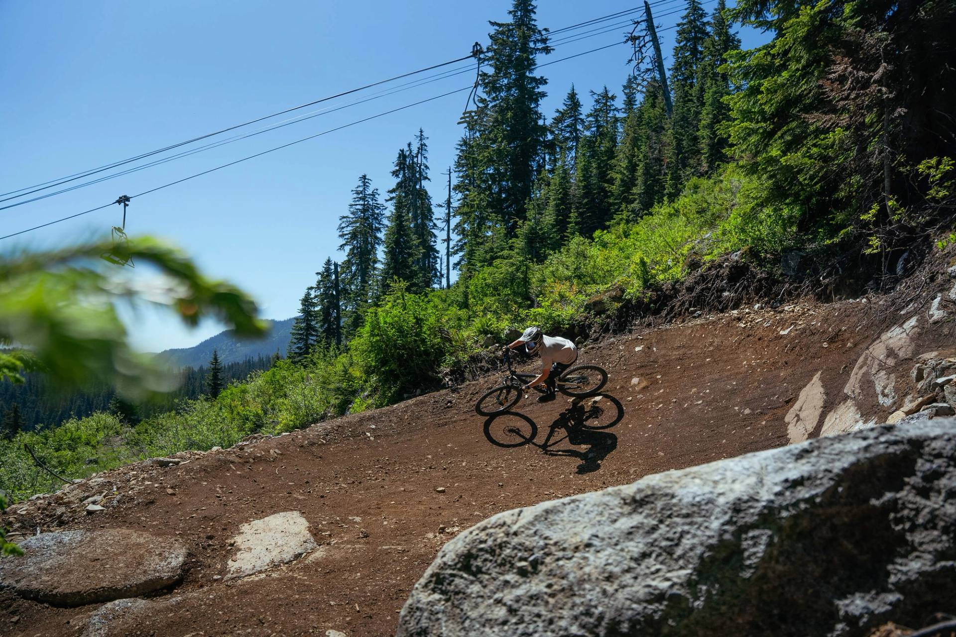 bike berm silver fir downhill