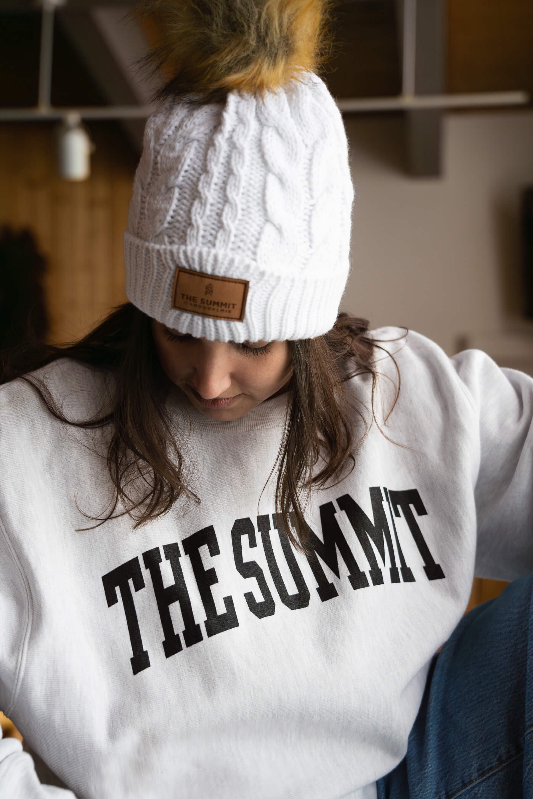 summit hoodie and beanie