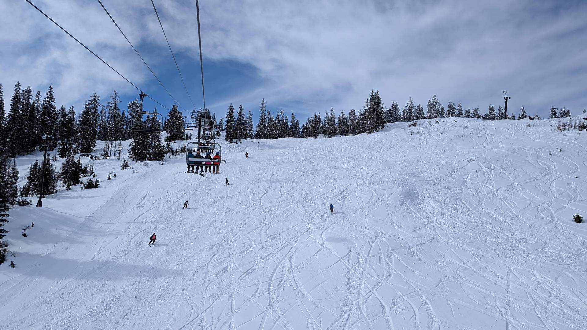 photo from chairlift summit central