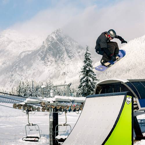 boneyard sunny afternoon snowboarder