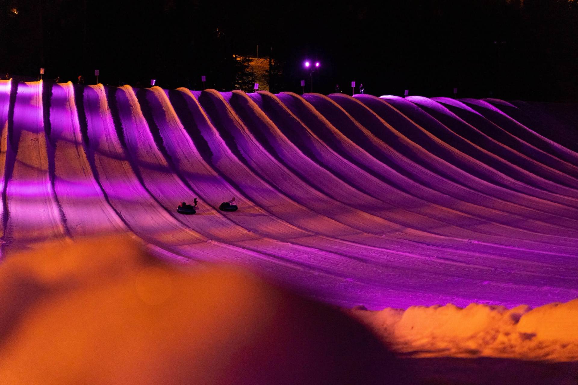 night tubing