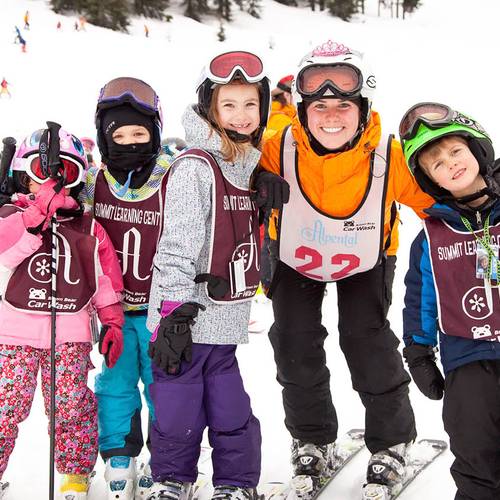 kids with instructor