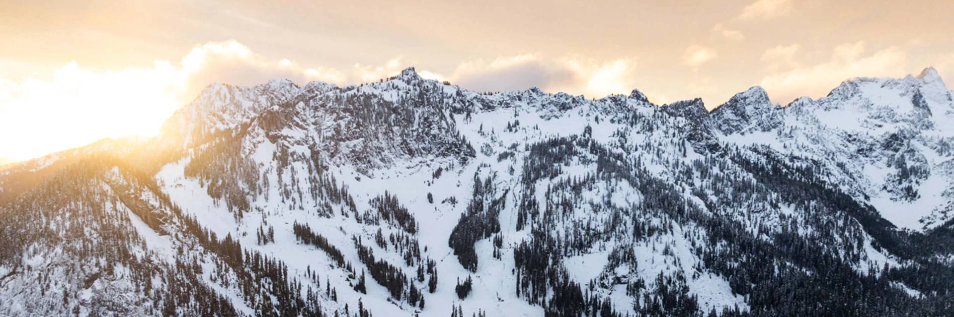 Alpental scenic photo sunset