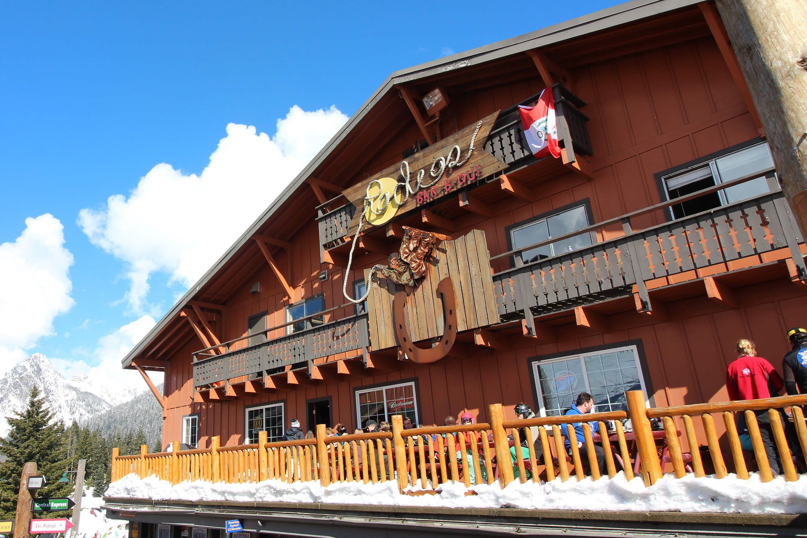 view of rodeos bbq deck