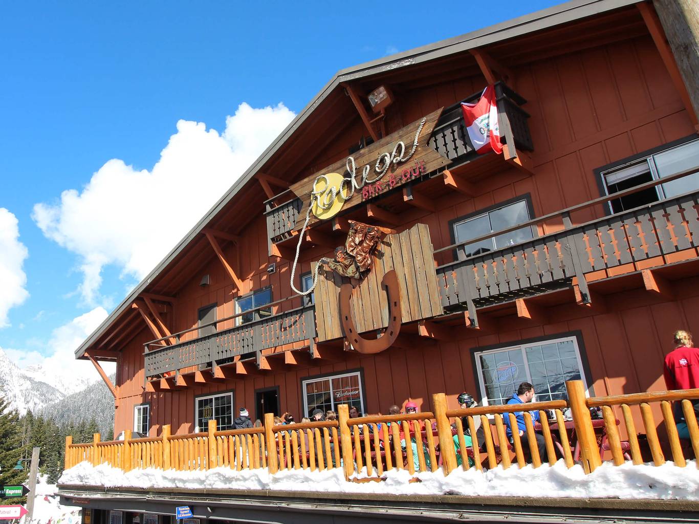 view of rodeos bbq deck