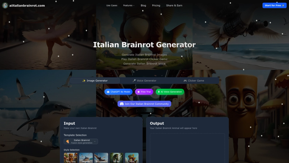 image of Italian Brainrot Generator