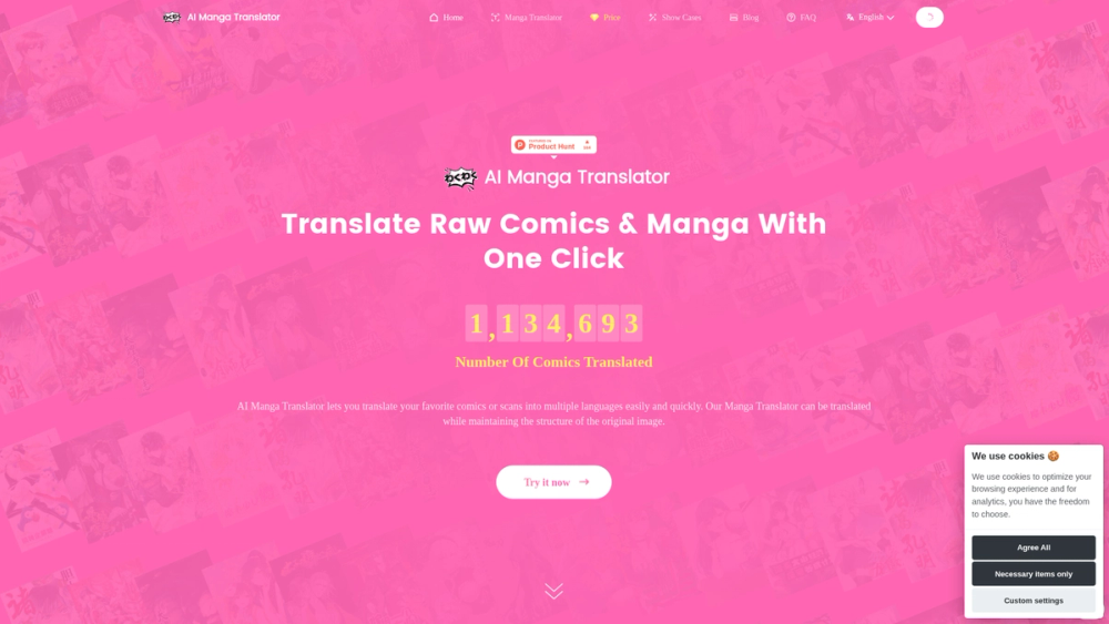image of AI Manga Translator