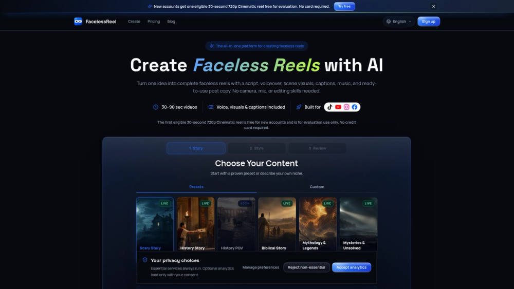 image of FacelessReel image of FacelessReel