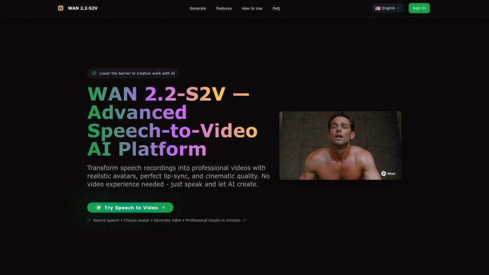 image of WAN 2.2-S2V