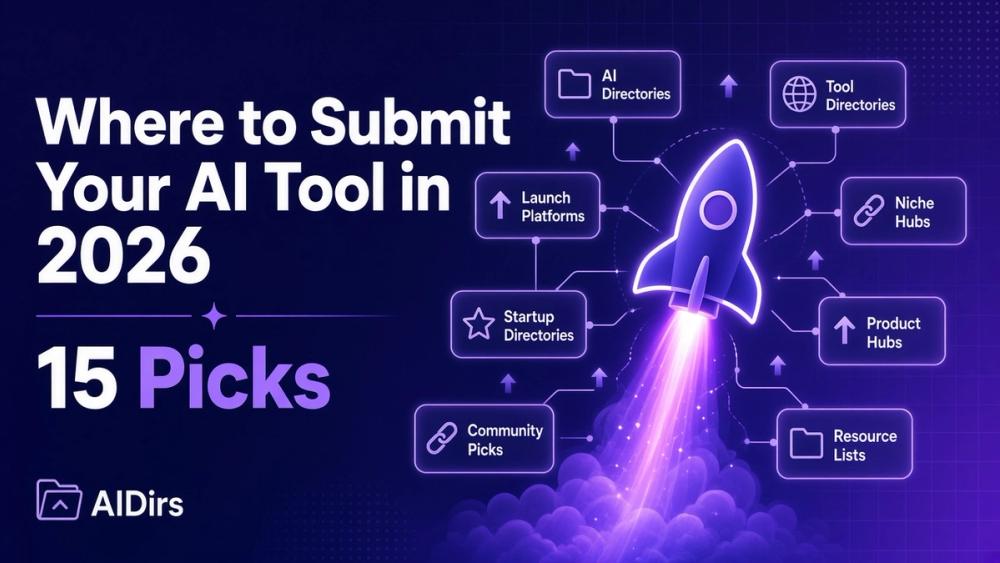 Where to Submit Your AI Tool in 2026 (15 Picks)