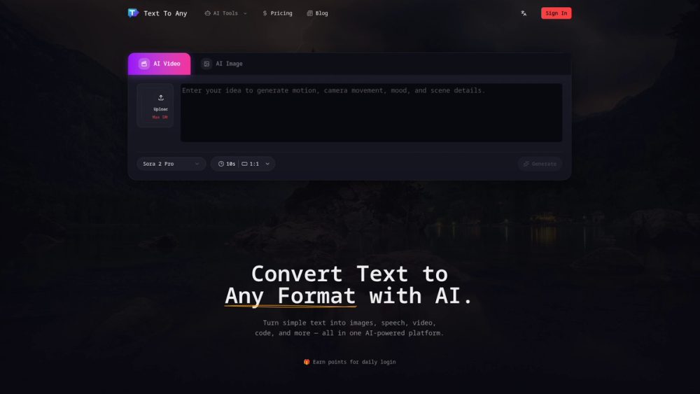 image of Text To Any image of Text To Any