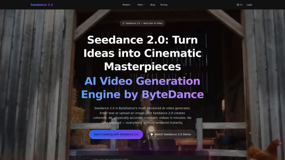 Seedance 2.0 - AIDirs