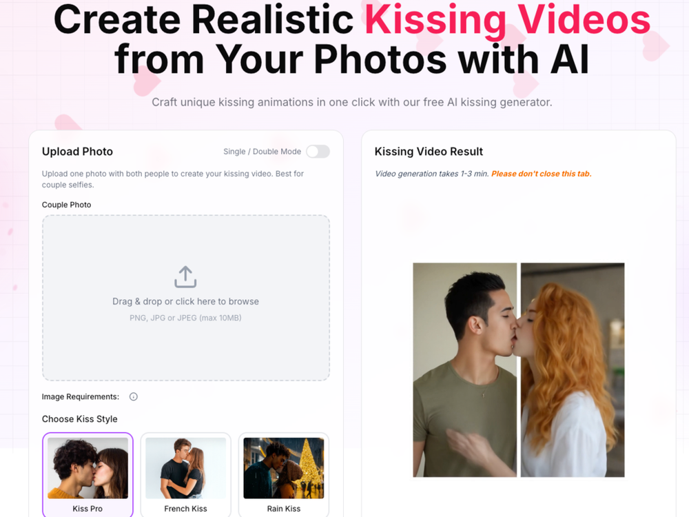 image of KissingAI