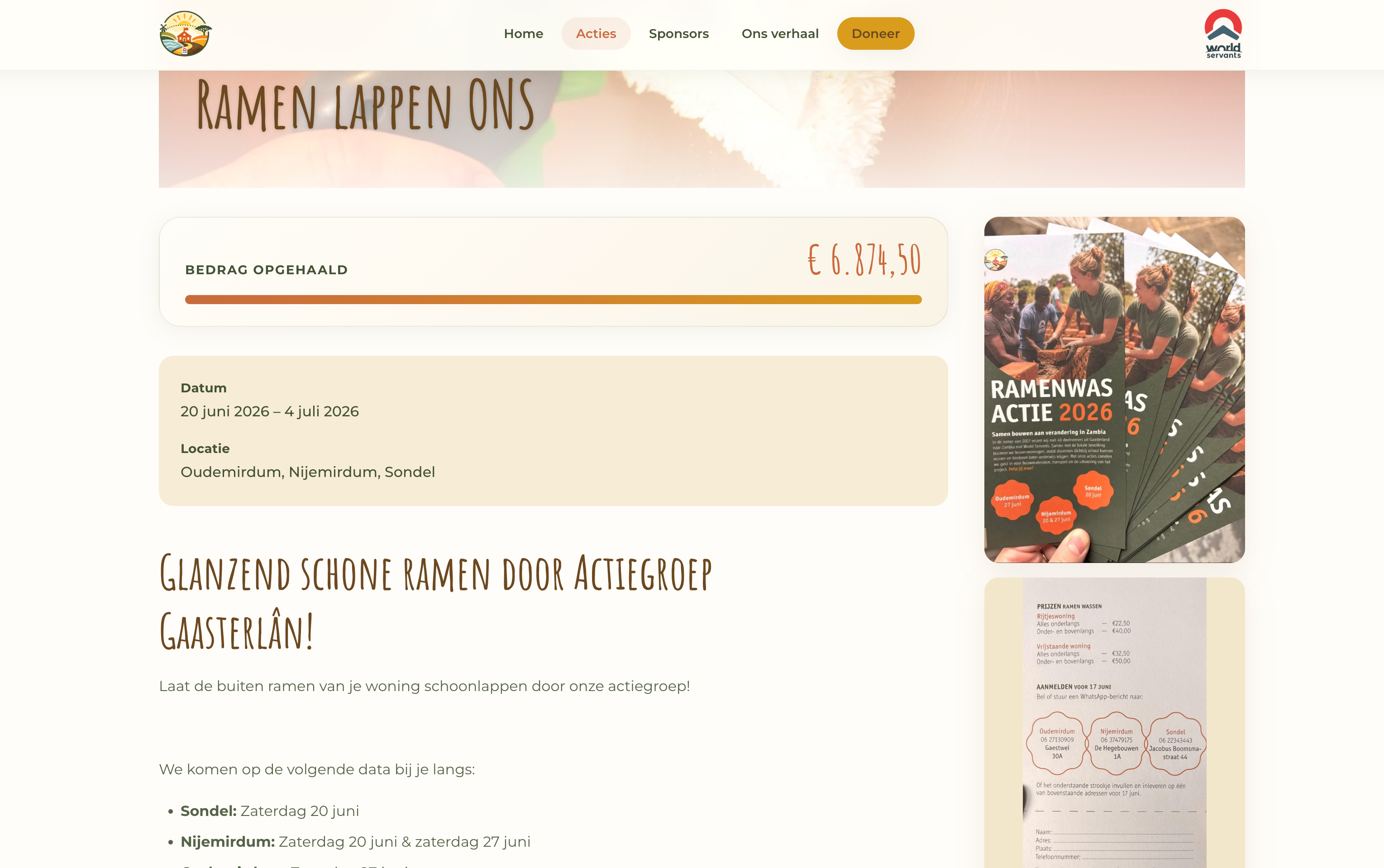 World Servants Actiegroep Gaasterlân
