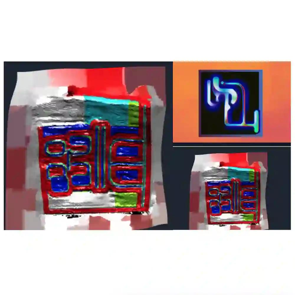 Pastiche 33, inscription study 11