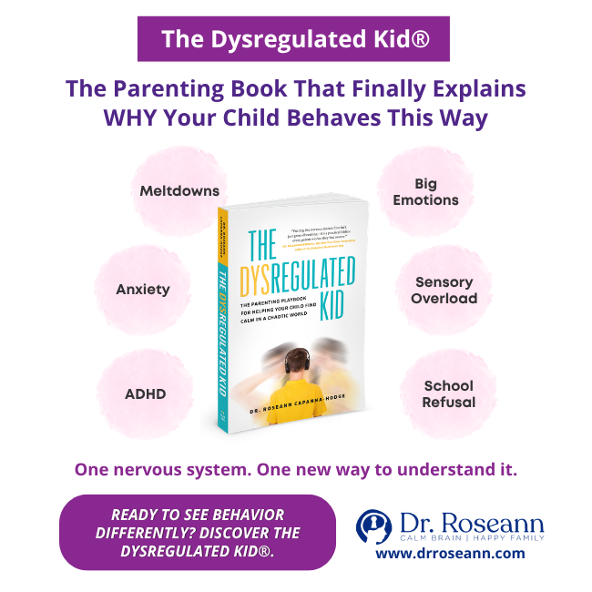 The Dysregulated Kid® book graphic: parenting-book.