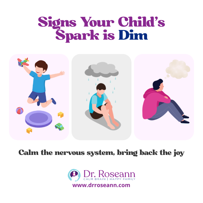 Signs Your Child's Spark is Dim - Dr. Roseann ADHD treatment