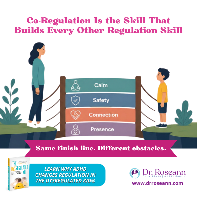 The Dysregulated Kid graphic about co-regulation