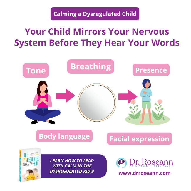 The Dysregulated Kid® book graphic: mirroring-nervous-system.
