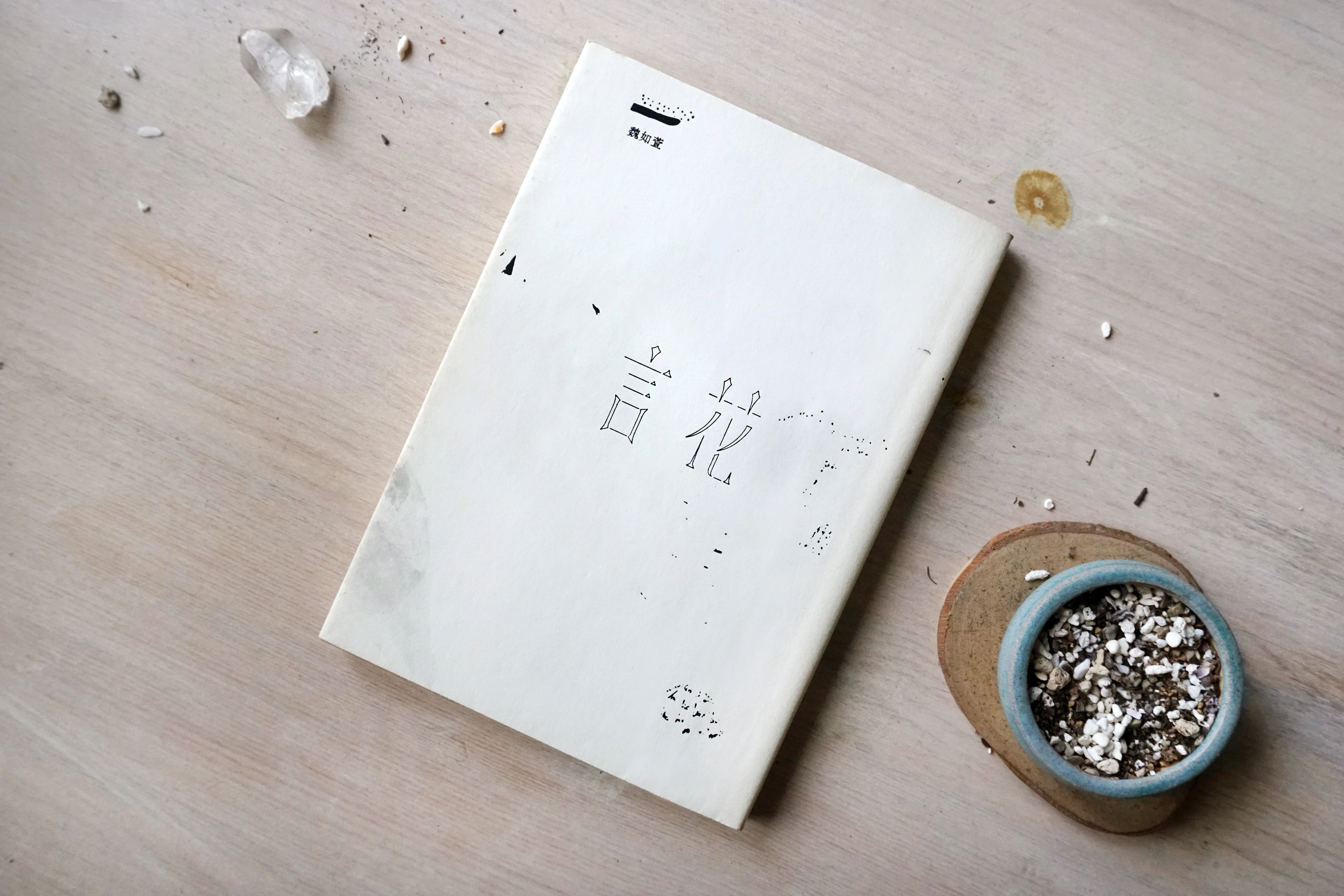 魏如萱《言花》－攝影&造型&標準字設計