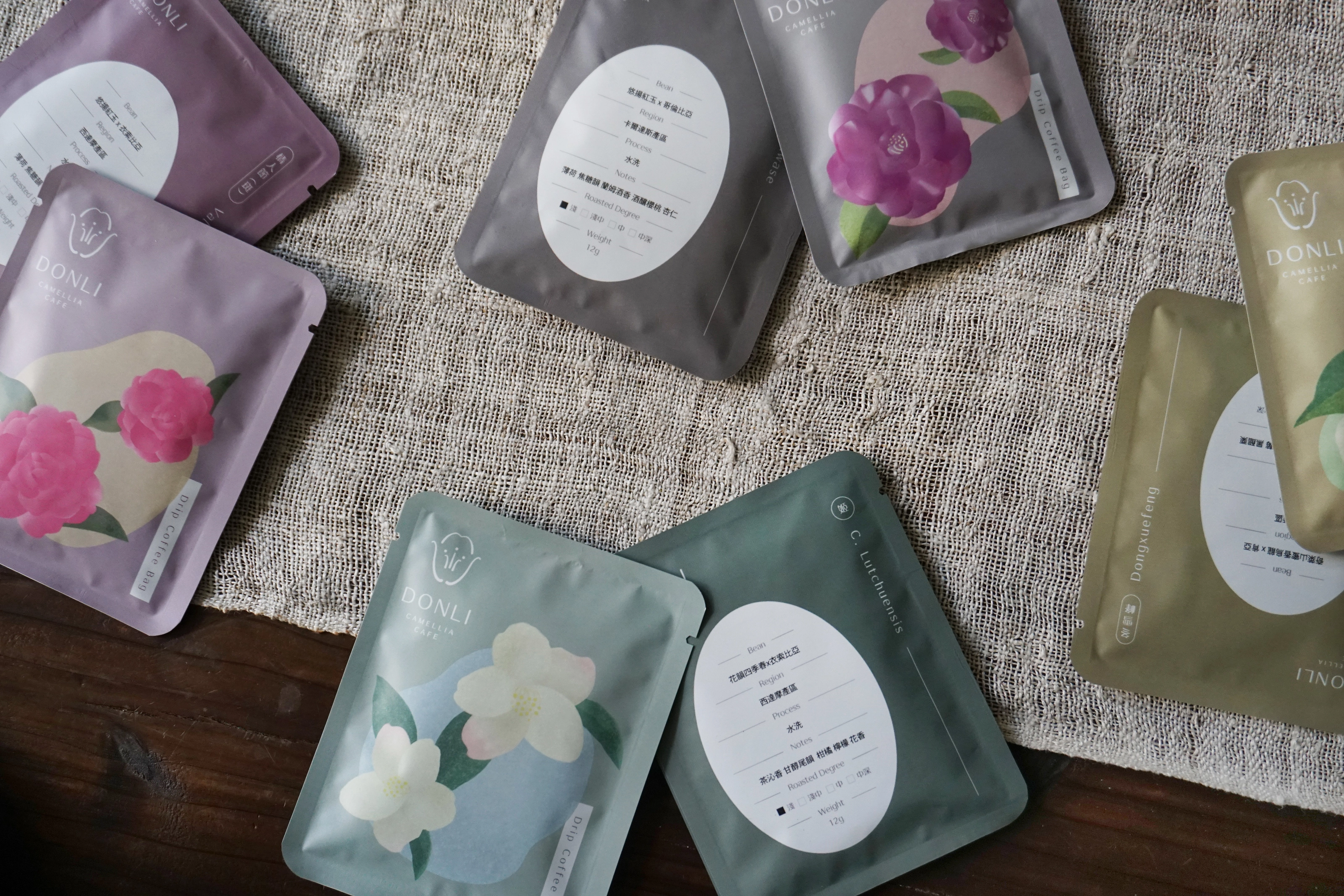 東麗茶花咖啡Donli Camellia Cafe－視覺識別＆包裝設計