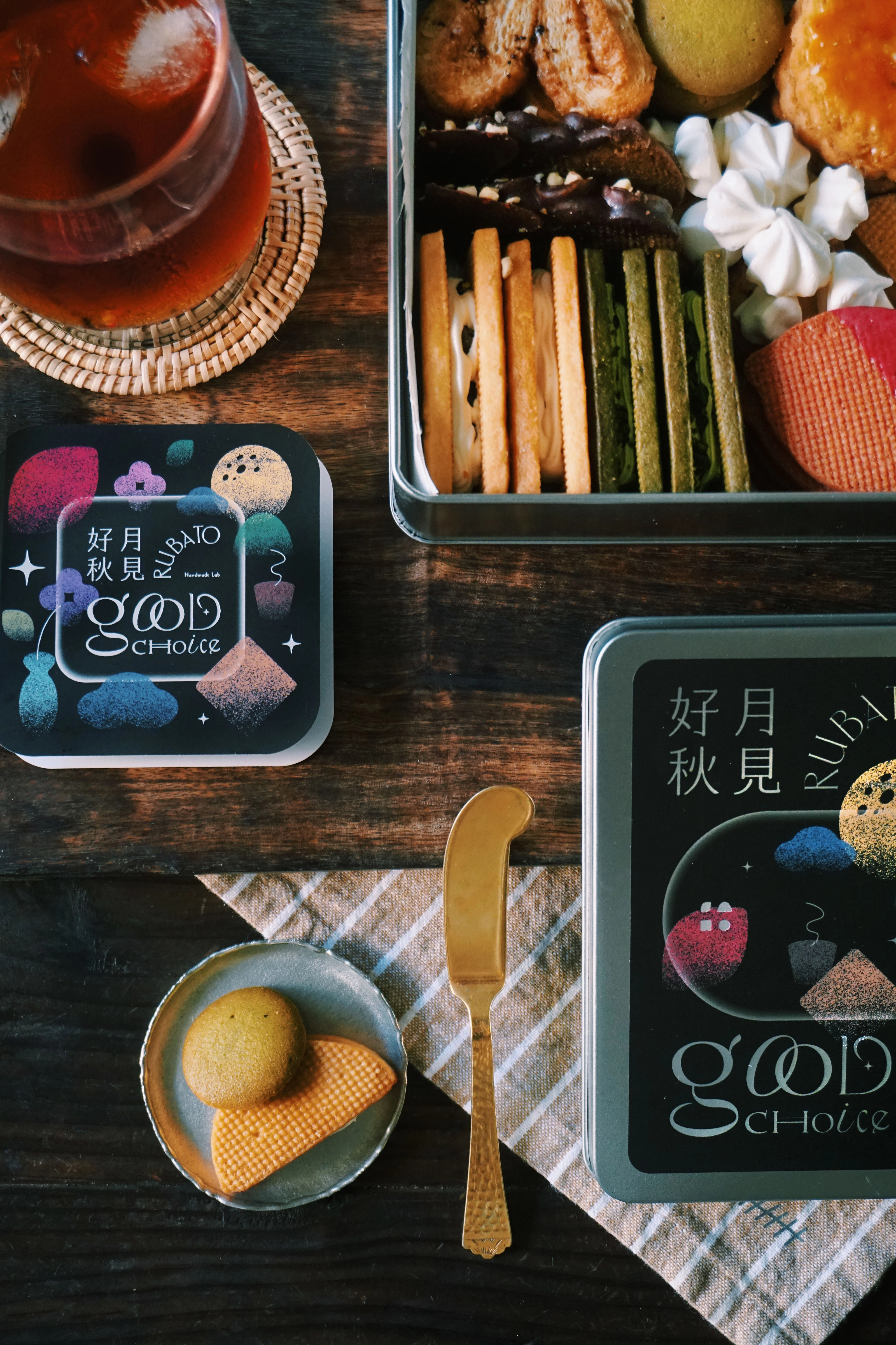 月見好秋 Good Coice －餅乾盒包裝