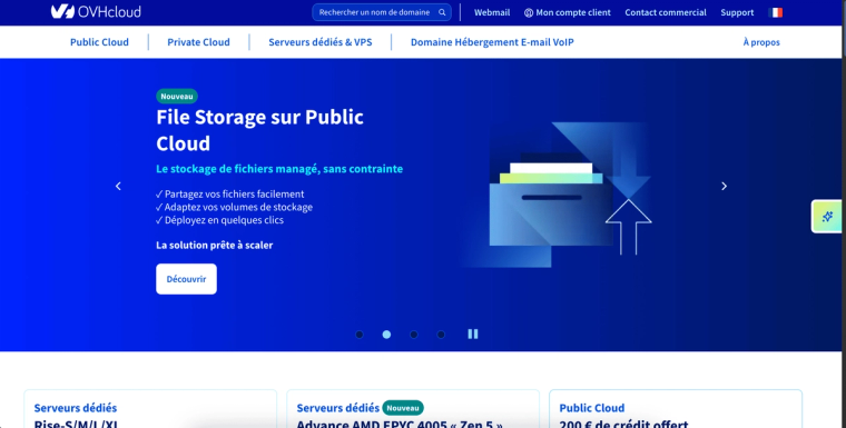 Aperçu OVHcloud
