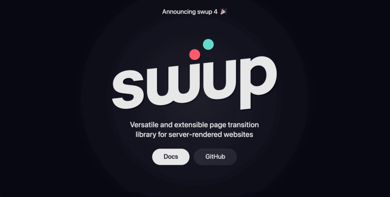 Aperçu Swup
