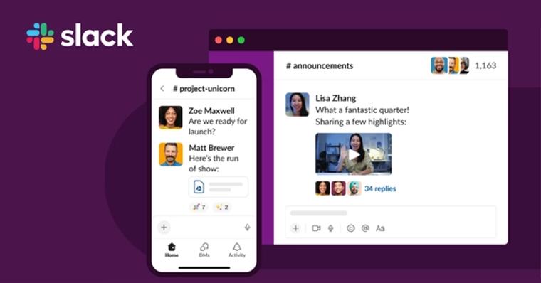 Aperçu Slack