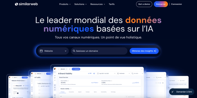 Aperçu SimilarWeb