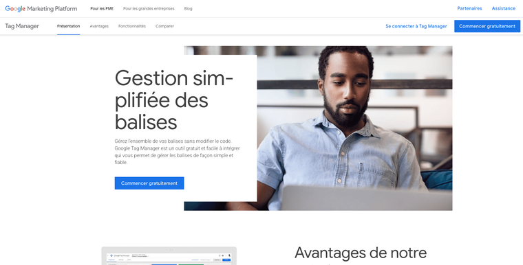 Aperçu Google Tag Manager