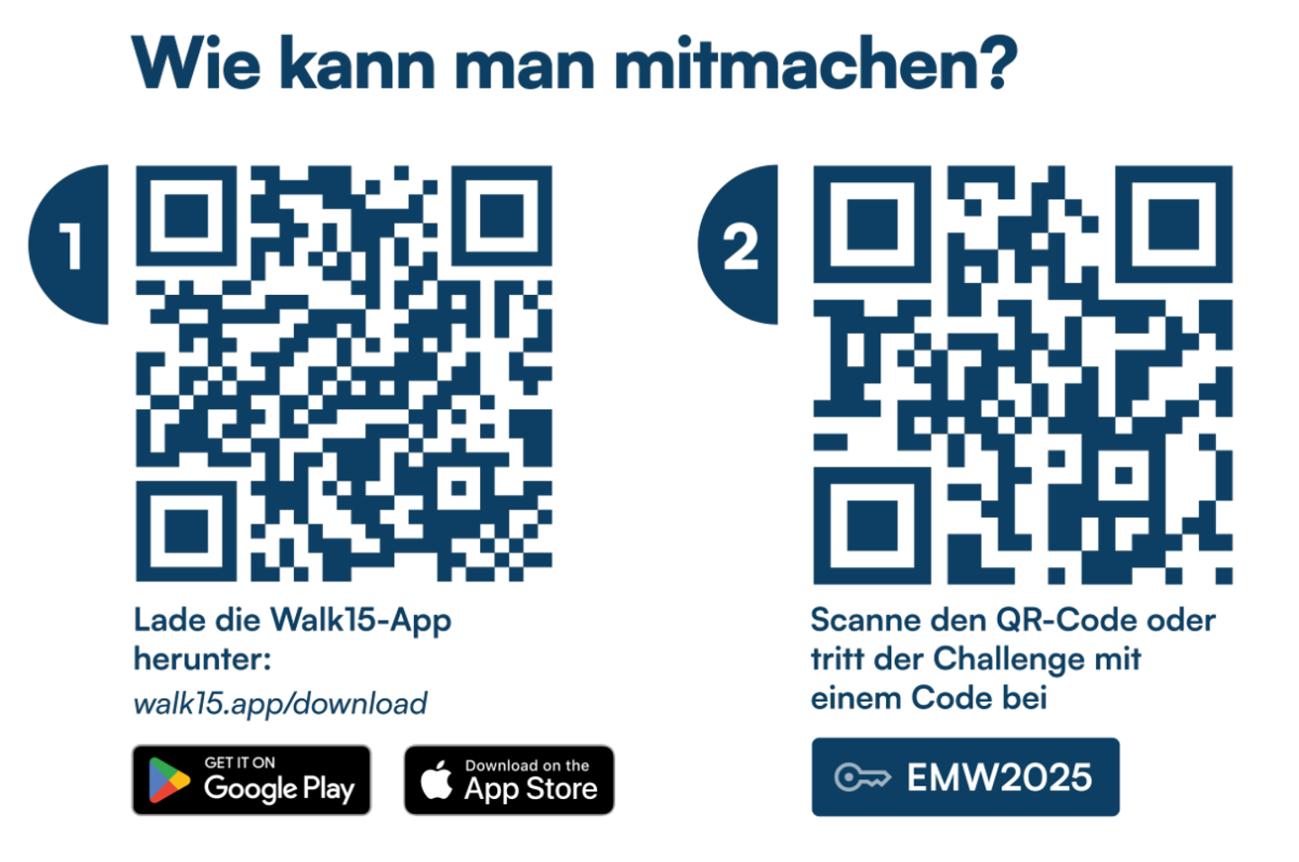 Wie kann man mitmachen