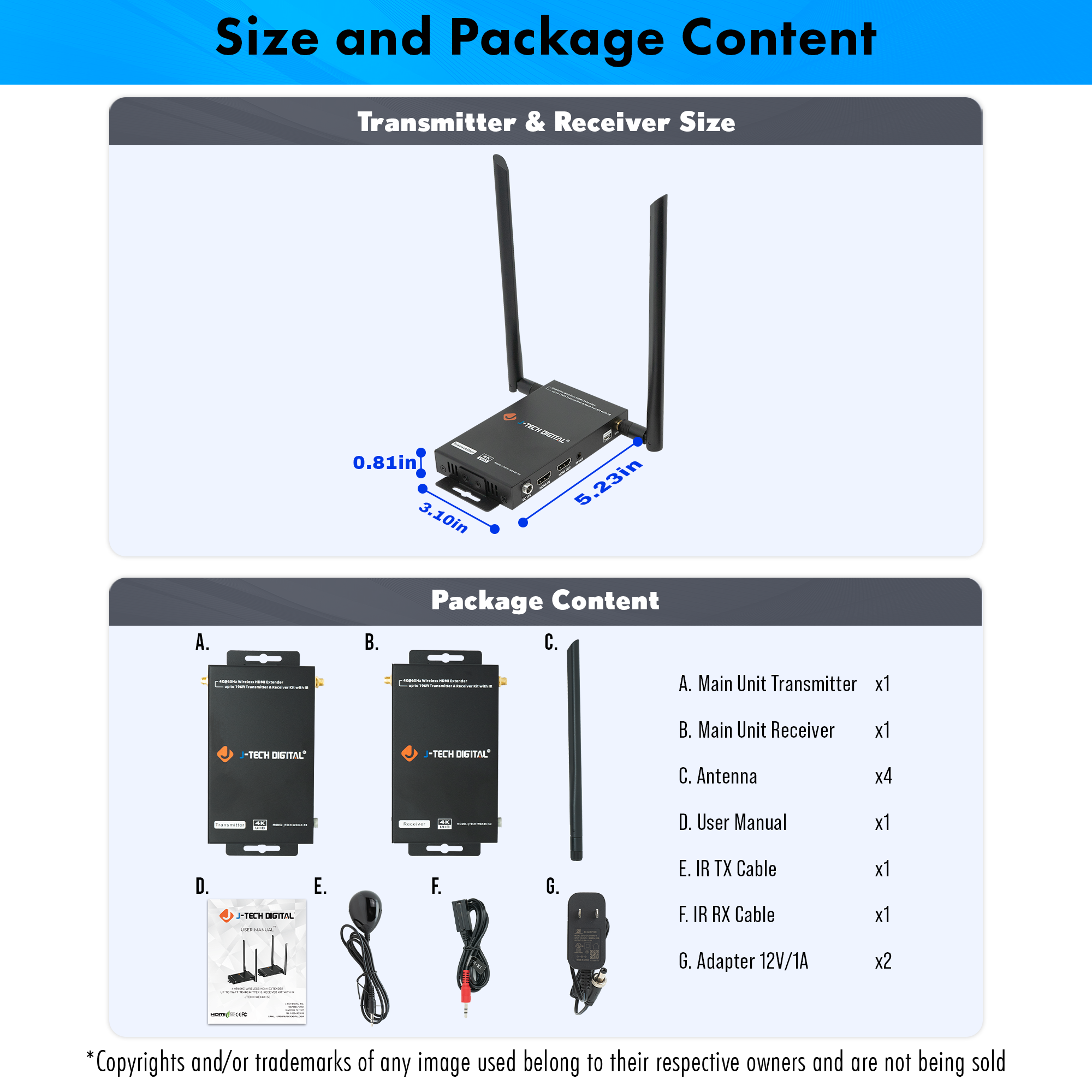 Ricevitore HDMI Wireless YEHUA 5G – Streaming Video E Audio FHD Fino A 200 Metri Per TV, Live, Riunioni E TikTok