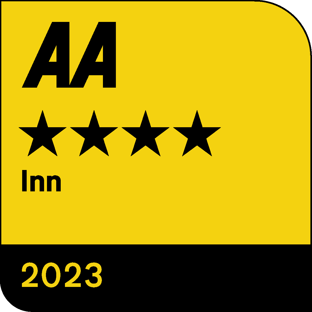 The Woolpack Inn is Awarded 4 Stars 