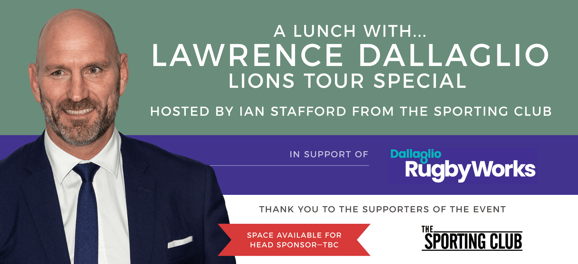 Lunch With Lawrence Dallaglio