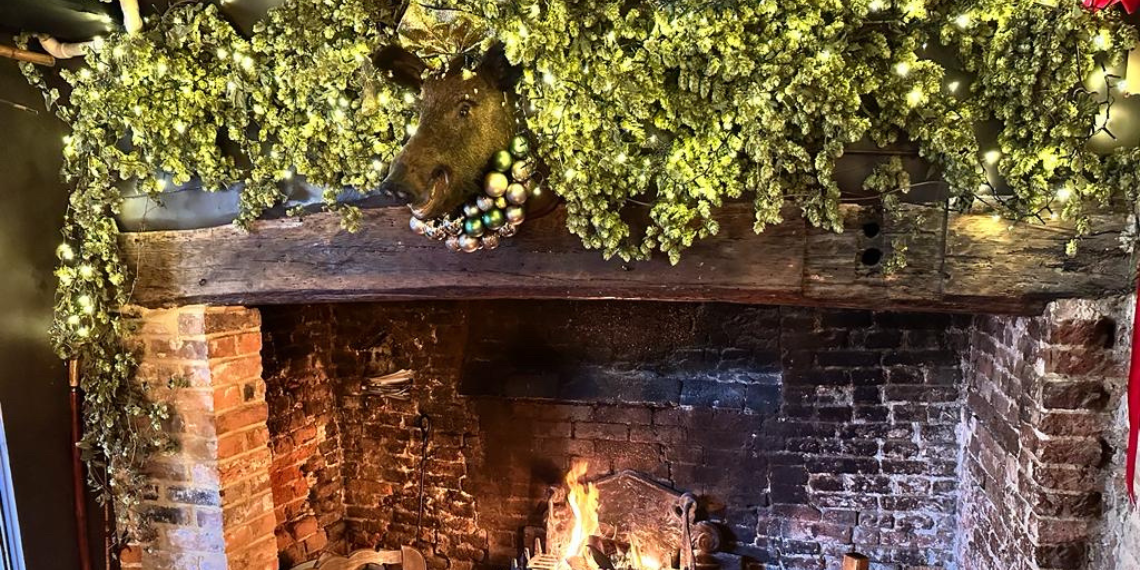 Cosy Festive Dining Round The Fire