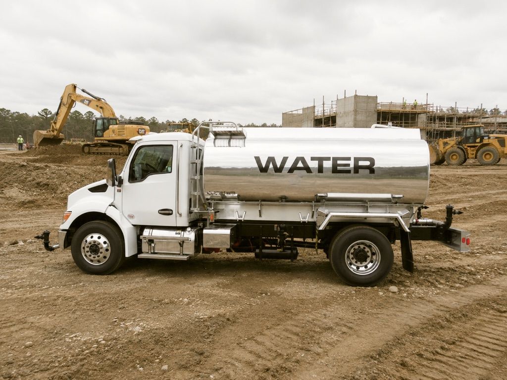 Amthor construction water and fuel truck