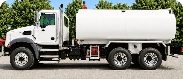 Non-potable water GOVDEF tanker truck