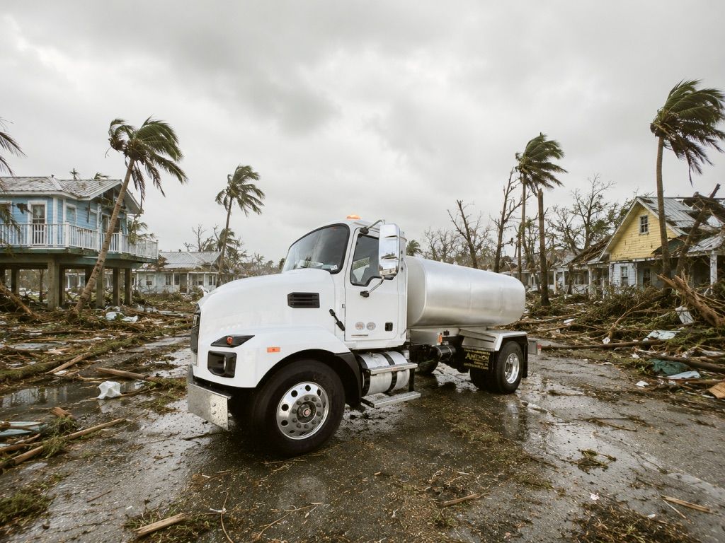 Amthor municipal potable water tanker truck