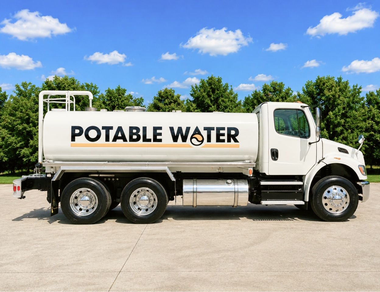 Amthor NSF-certified potable water tanker