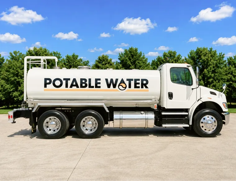 Amthor NSF-certified potable water tanker