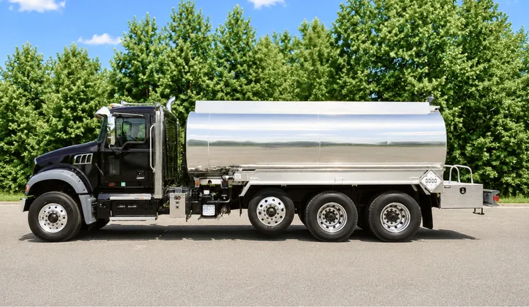 Amthor waste oil tanker truck