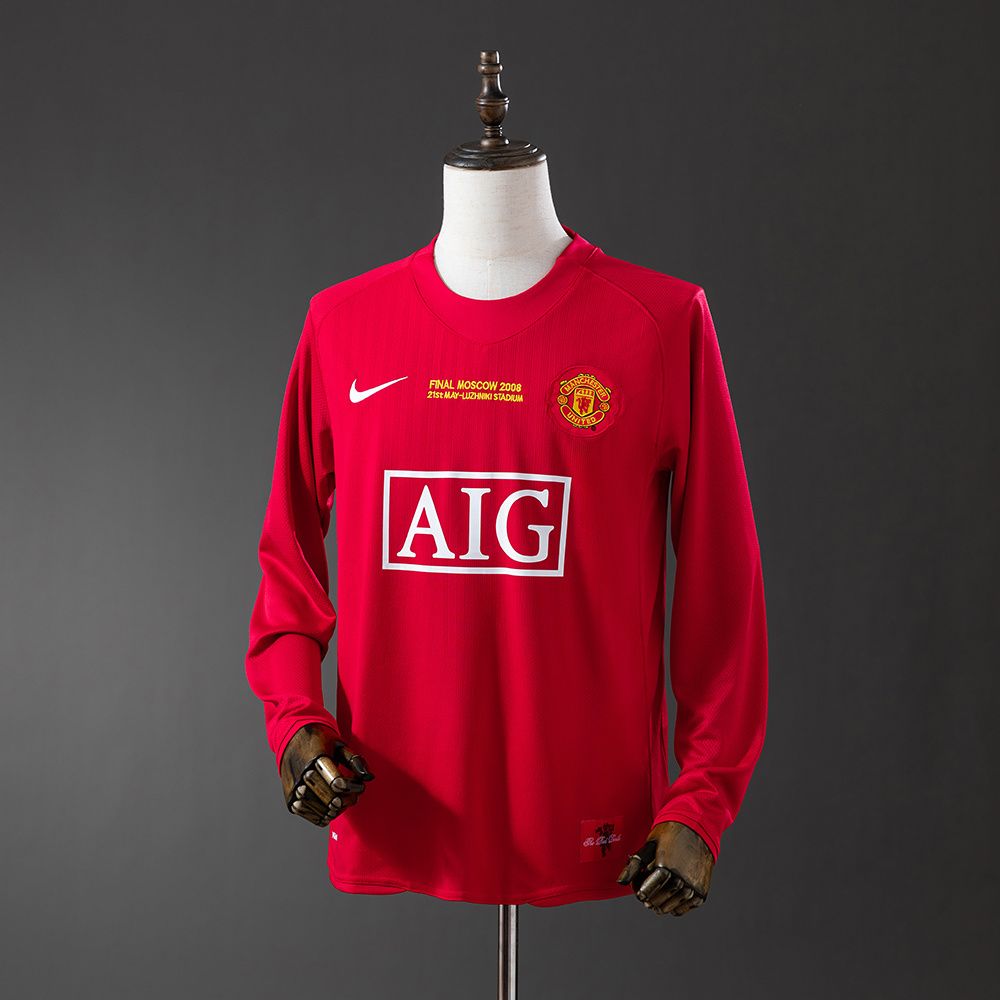 Manchester United Retro 2007/08 - Versión Fan Champions League