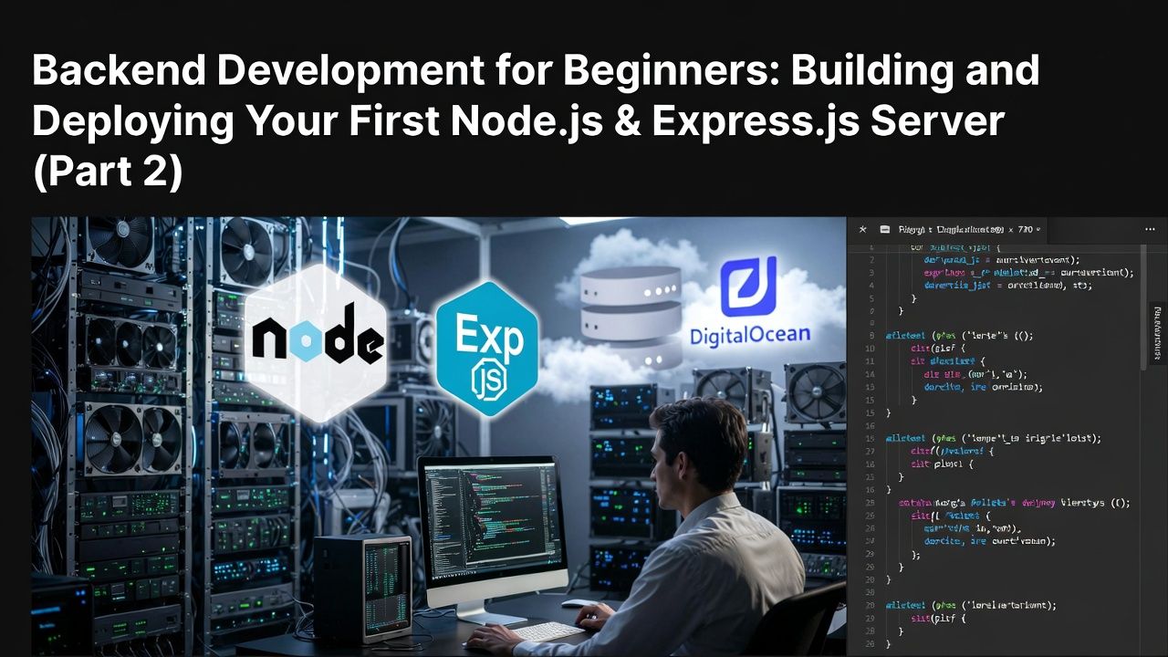 Backend Development for Beginners: Building and Deploying Your First Node.js & Express.js Server (Part 2)