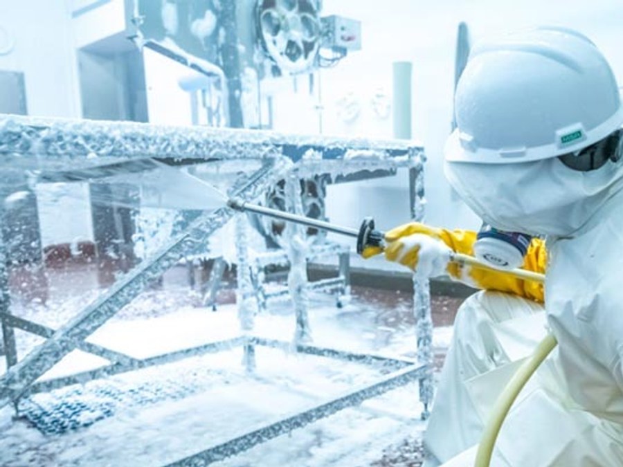 Meat production hygiene cleaning in Perth