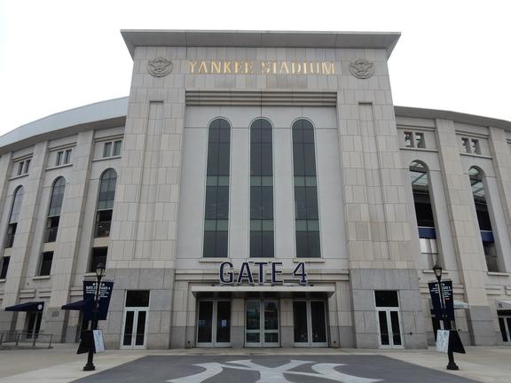 Aerial view of Yankee Stadium